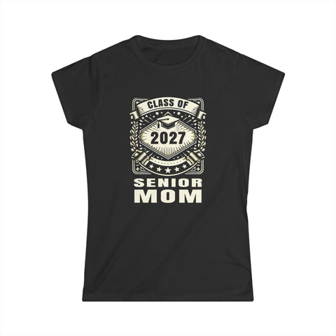 Senior 2027 Senior Mom Senior 2027 Parent Class of 2027 Shirts for Women