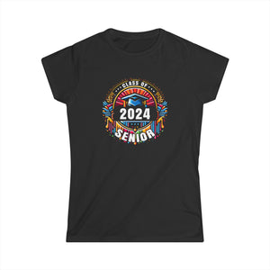 Senior 2024 Class of 2024 Graduation Decorations Senior 2024 Shirts for Women