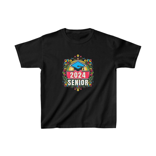 Senior 2024 Class of 2024 Back To School Teacher Students Girls T Shirts