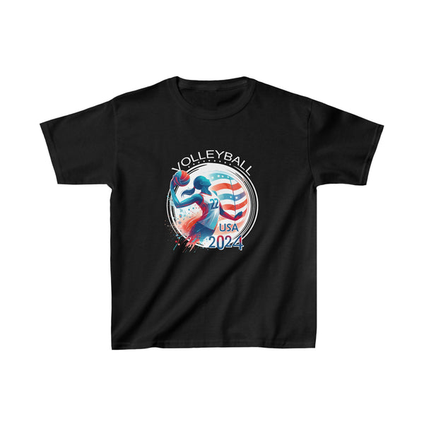 USA 2024 Summer Games Volleyball America Sports 2024 USA Girls Shirts