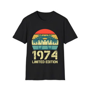 Vintage 1974 Birthday Shirts for Men Funny 1974 Birthday Men Shirts