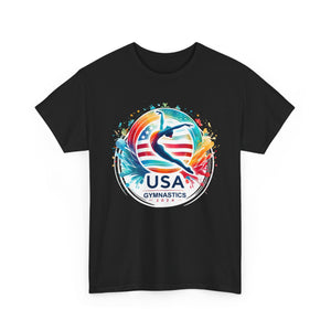 USA 2024 Games United States Gymnastics America 2024 USA Big and Tall Shirts for Men Plus Size