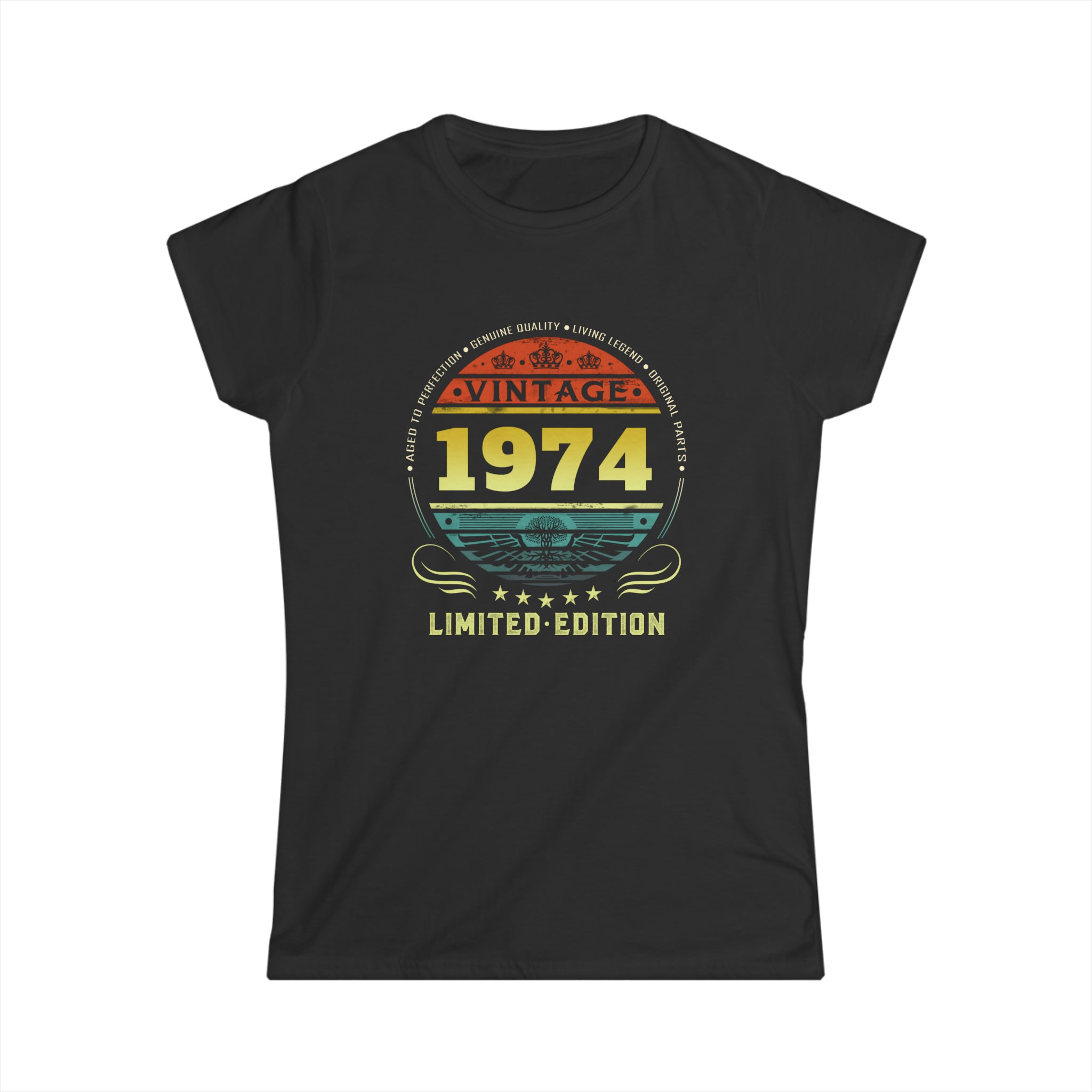 Vintage 1974 Limited Edition 1974 Birthday Shirts for Women Womens T Shirt