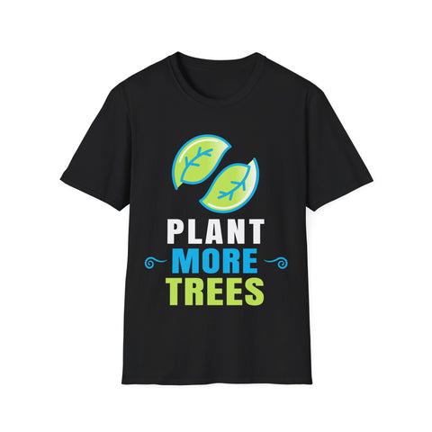 Plant More Trees Tree Hugger Tshirt Earth Day Arbor Day Mens T Shirt