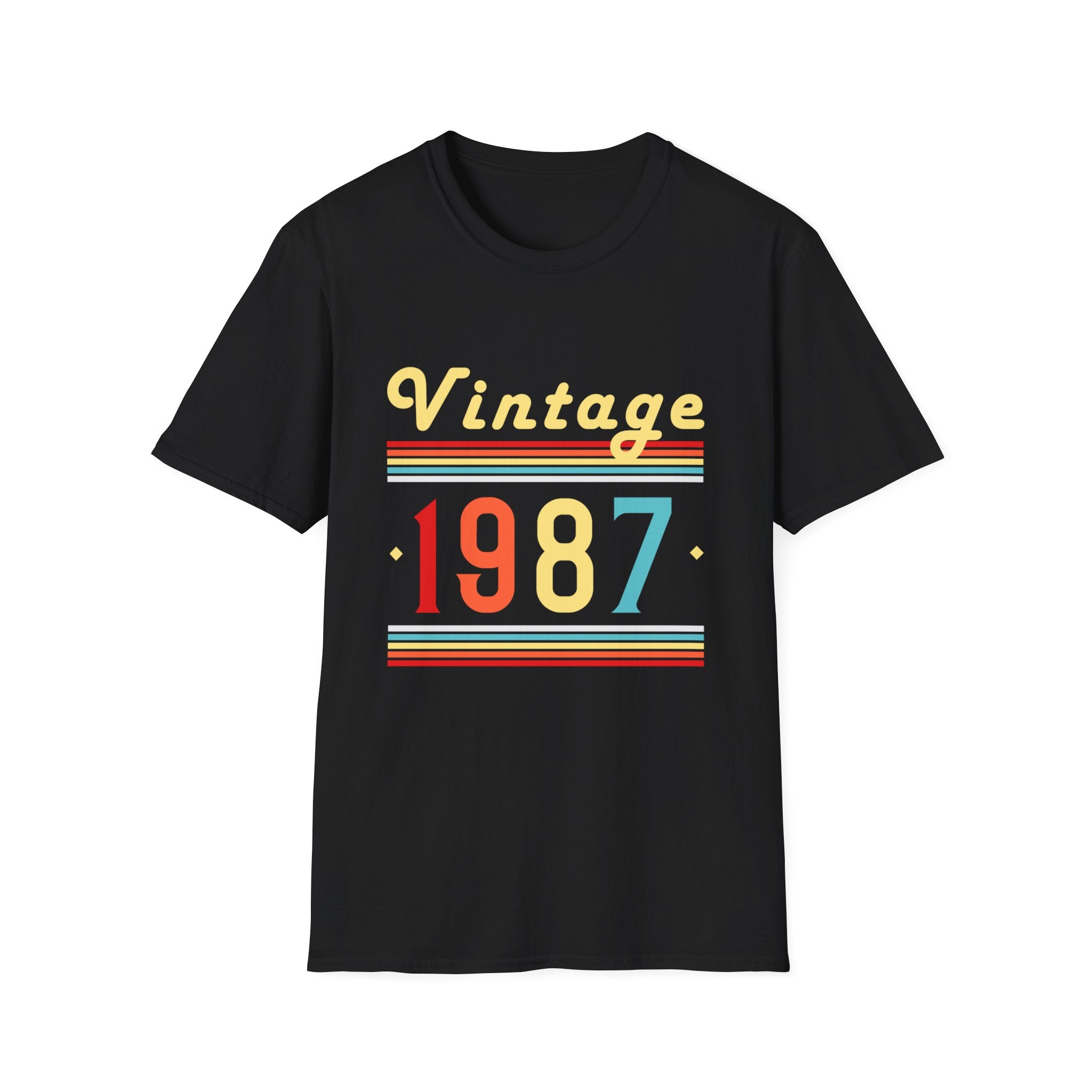 Vintage 1987 TShirt Men Limited Edition BDay 1987 Birthday Mens T Shirts