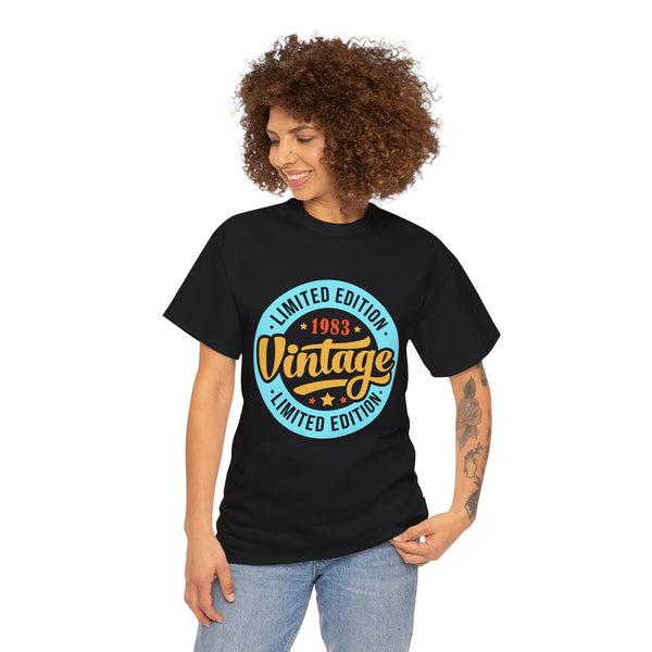 Vintage 1983 TShirt Women Limited Edition BDay 1983 Birthday Womens Shirt Plus Size