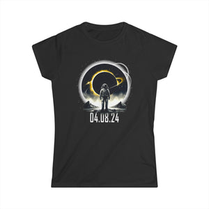 America Totality Spring 4.08.24 Total Solar Eclipse 2024 Shirts for Women