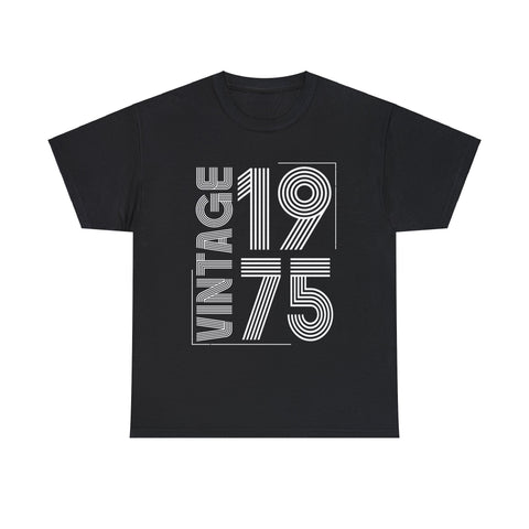 Vintage 1975 T Shirts for Men Retro Funny 1975 Birthday Mens T Shirts Plus Size Big and Tall