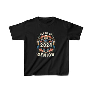 Senior 2024 Class of 2024 Senior 20224 Graduation 2024 T Shirts for Boys