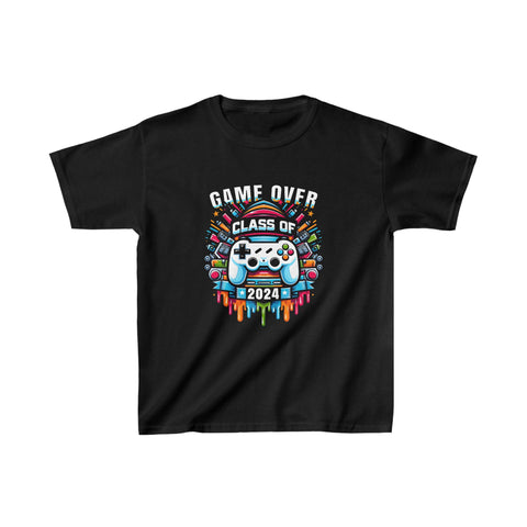 Game Over Class Of 2024 Shirt Students Funny 2024 Graduation Girls Shirts