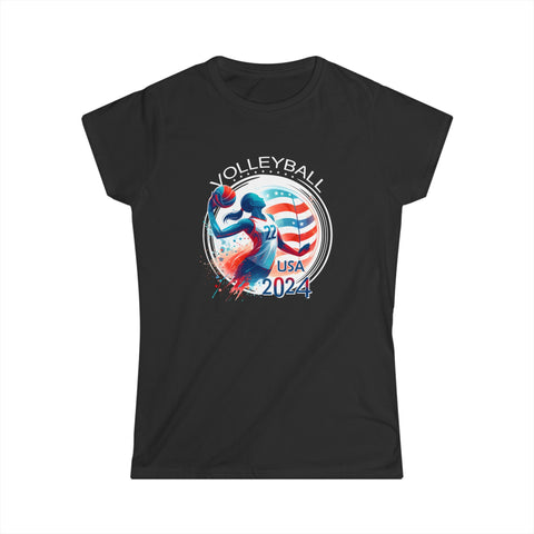 USA 2024 Summer Games Volleyball America Sports 2024 USA Womens Shirts