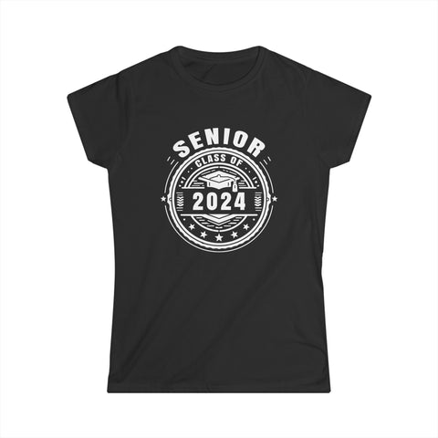 Senior 2024 Class of 2024 Senior 24 Graduation 2024 Womens Shirts