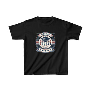 Class of 2024 Graduation School Vintage Senior 2024 Shirts for Girls