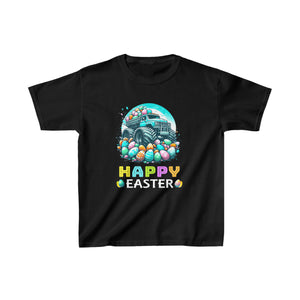 Funny Boys Easter Monster Truck Easter Eggs Toddler Shirts for Boys
