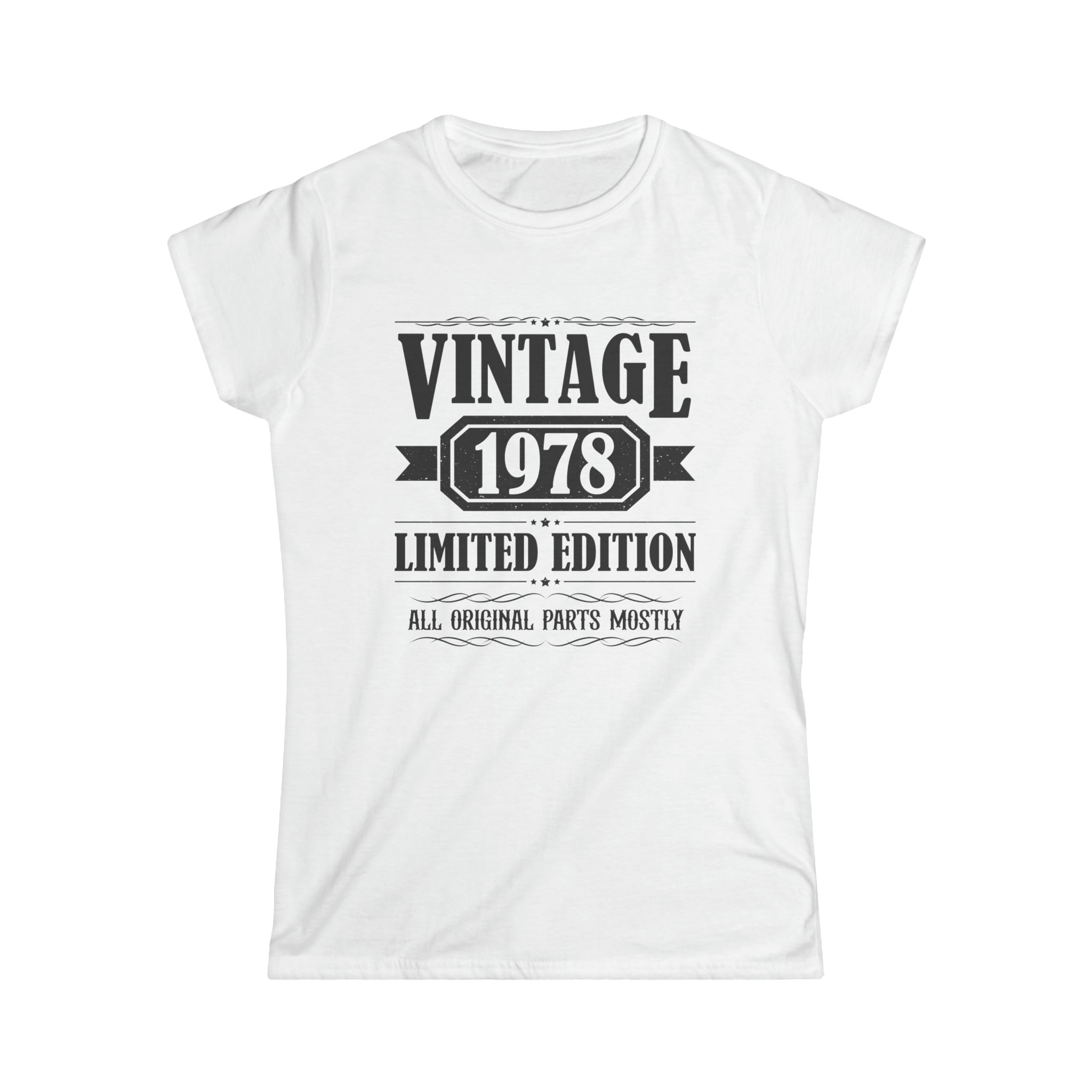 Vintage 1978 T Shirts for Women Retro Funny 1978 Birthday Women Shirts