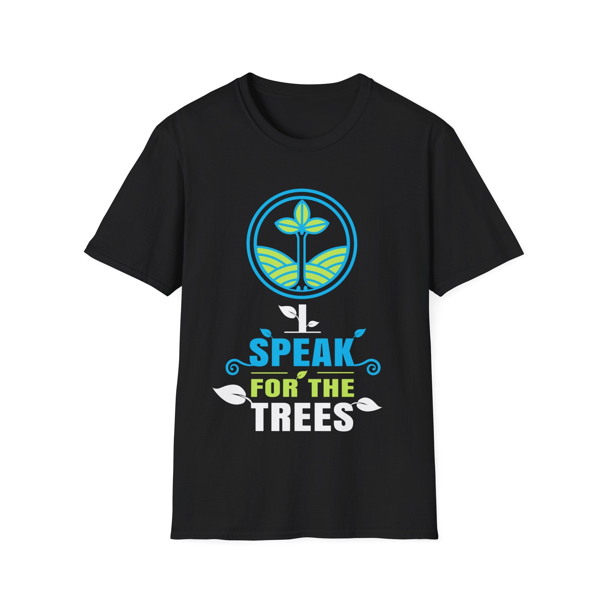 I Speak For Trees Planet Save Earth Day Graphic Mens T Shirts