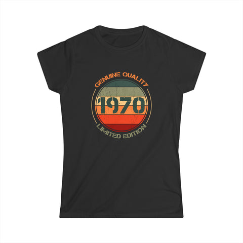 Vintage 1970 T Shirts for Women Retro Funny 1970 Birthday Womens T Shirt