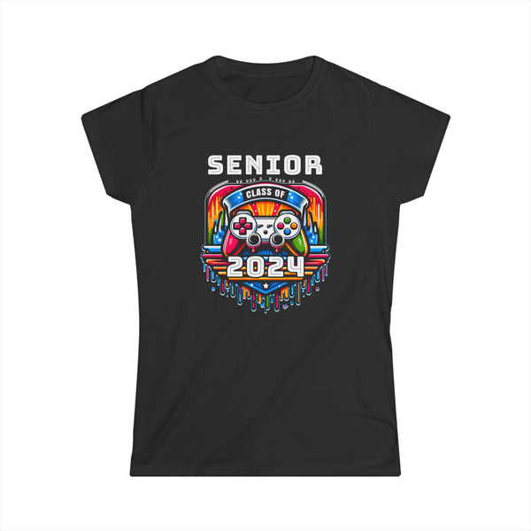 Senior 24 Graduation Class of 2024 Cute Senior 2024 Womens T Shirt