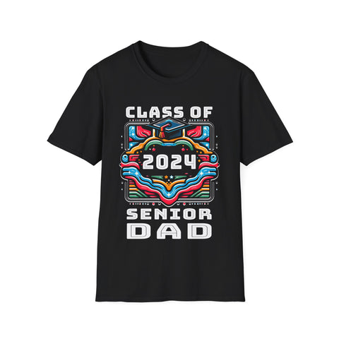 Proud Dad Class of 2024 Senior Graduate 2024 Gifts Senior 24 Mens Shirts