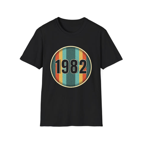 Vintage 1982 Birthday Shirts for Men Funny 1982 Birthday Mens Shirts