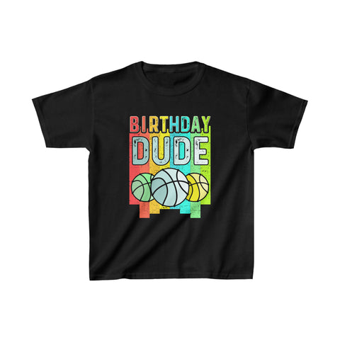 Perfect Dude Birthday Dude Cool Basketball Shirt Birthday Gift for Boys Dude Boy Shirts