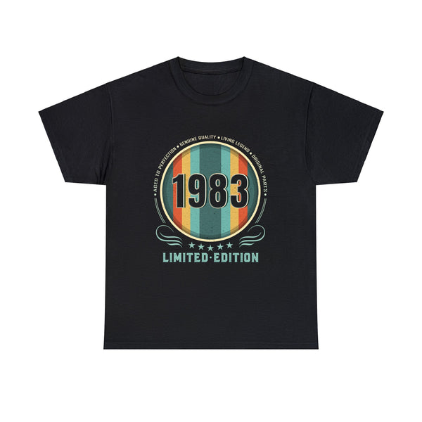 Vintage 1983 TShirt Men Limited Edition BDay 1983 Birthday Mens T Shirts Plus Size Big and Tall