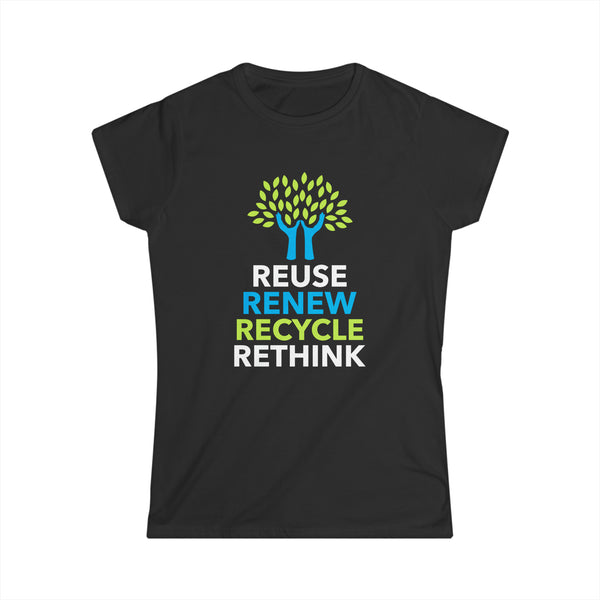 Planet Earth Environment Symbol T-Shirt Environmentalist Activism Environment Womens T Shirts