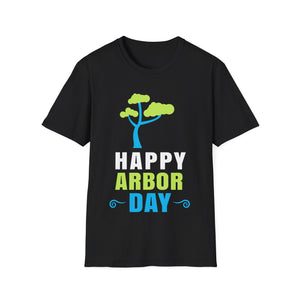 Happy Arbor Day Shirt Earth Day Plant Trees Tree Hugger Mens Shirts