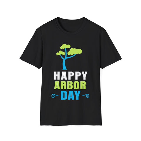 Happy Arbor Day Shirt Earth Day Plant Trees Tree Hugger Mens Shirts