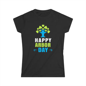 Happy Arbor Day Shirt Crisis Environmental Activist Womens T Shirts