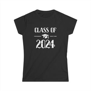 Senior 24 Class of 2024 Back to School Graduation 2024 Womens T Shirt