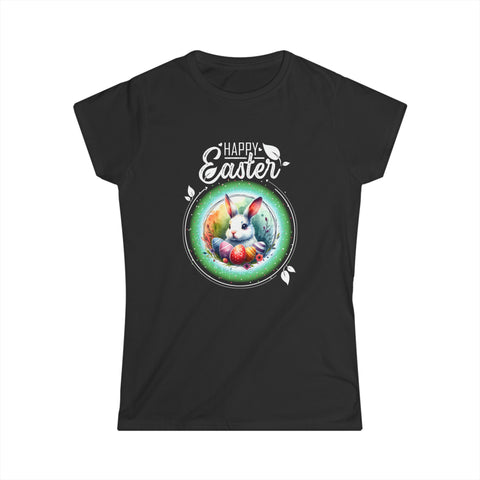 Easter Clothes for Women Easter Outfits Women Rabbit Easter Womens Shirts