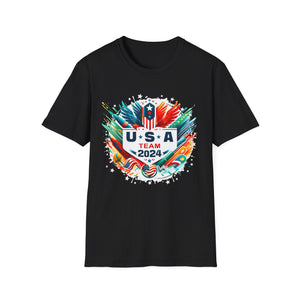 USA 2024 Go United States Sport USA Team 2024 USA Mens Shirts