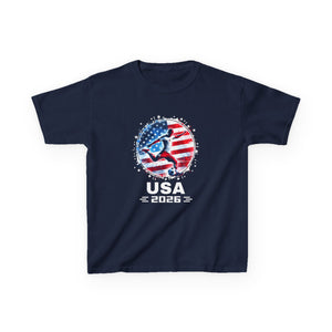 USA Player 2026 Team Boys Kids Girls Youth Teen USA 2026 T-Shirts for Kids Youth
