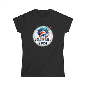 USA 2024 United States American Sport 2024 Volleyball Womens Shirts