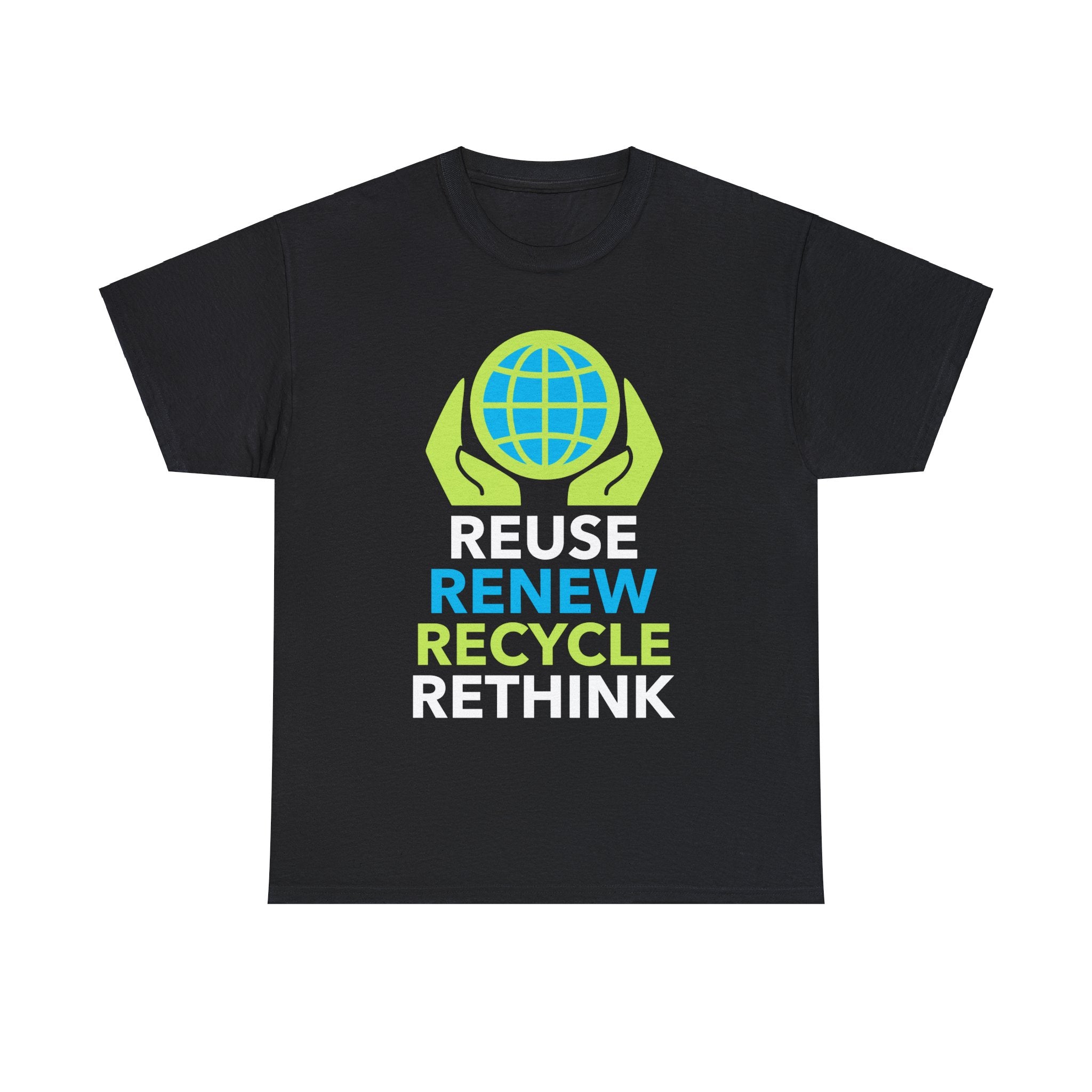 Happy Earth Day Recycling Symbol Reuse Renew Rethink Recycle Big and Tall Shirts for Men Plus Size
