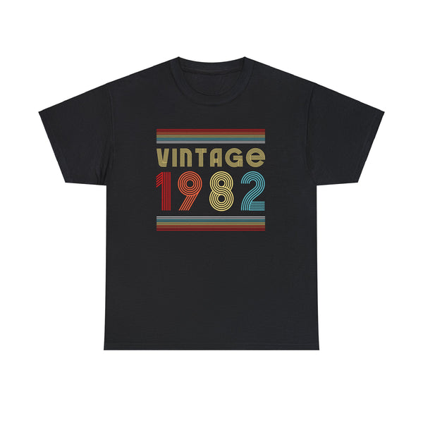 Vintage 1982 TShirt Women Limited Edition BDay 1982 Birthday Womens Shirt Plus Size