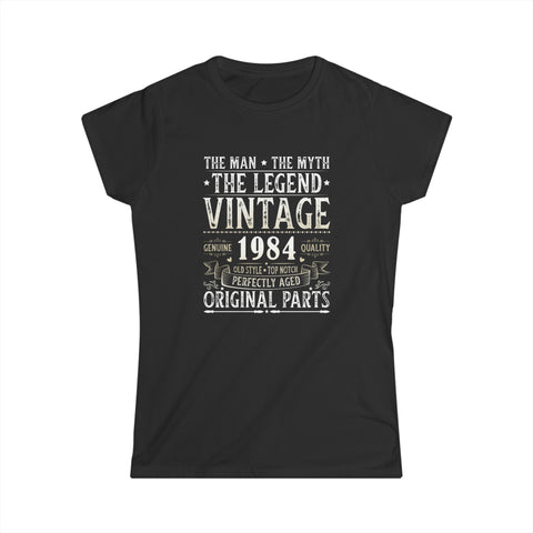 Vintage 1984 TShirt Women Limited Edition BDay 1984 Birthday Shirts for Women