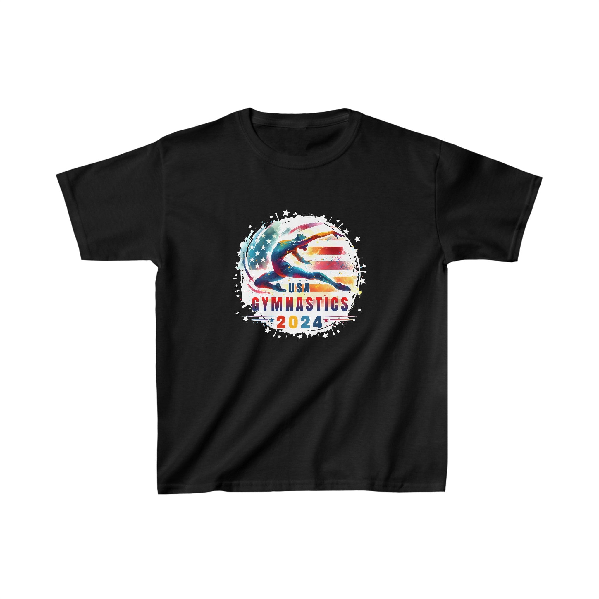 USA 2024 Games United States Gymnastics America 2024 USA Shirts for Girls