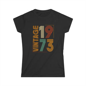 Vintage 1973 TShirt Women Limited Edition BDay 1973 Birthday Shirts for Women