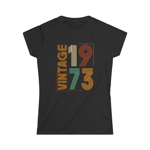 Vintage 1973 TShirt Women Limited Edition BDay 1973 Birthday Shirts for Women