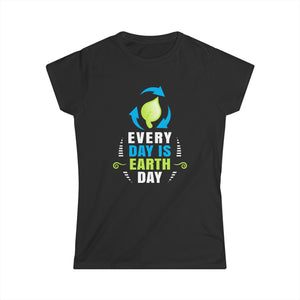 Earth Day Everyday Activism Earth Day Environmental Shirts for Women