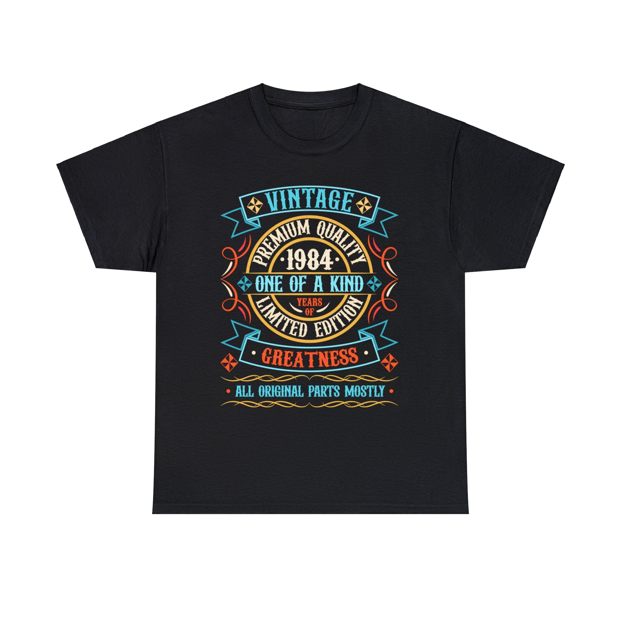 Vintage 1984 T Shirts for Men Retro Funny 1984 Birthday Shirts for Men Plus Size Big and Tall