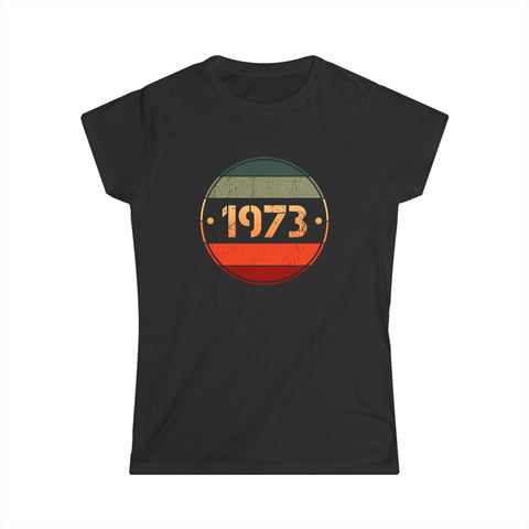 Vintage 1973 Limited Edition 1973 Birthday Shirts for Women Shirts for Women