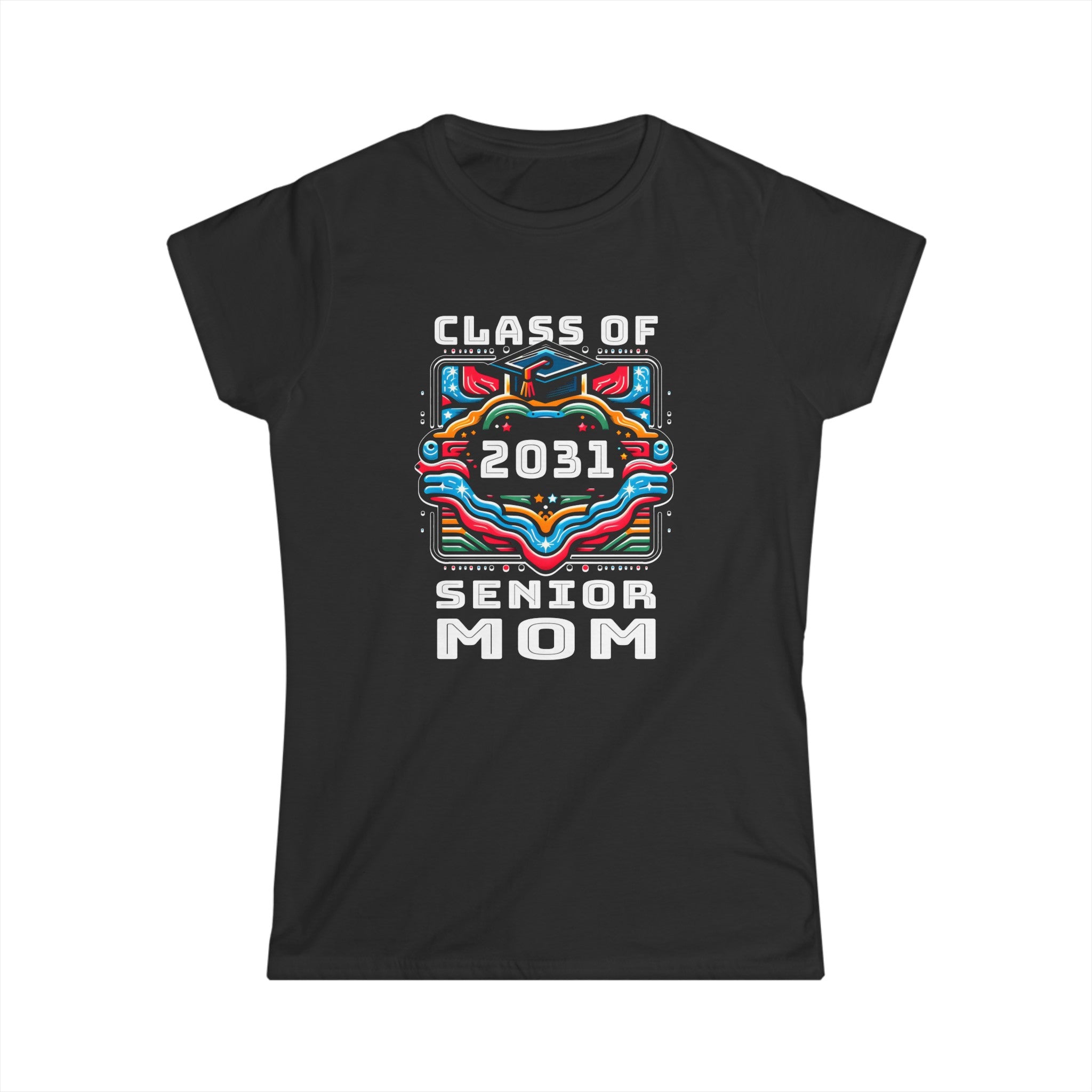 Proud Mom Class of 2031 Senior Graduate 2031 Gifts Senior 31 Womens Shirts