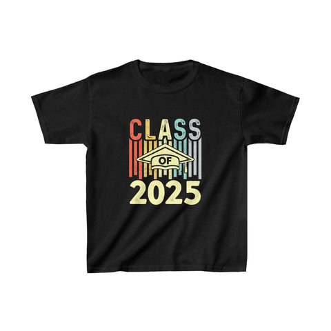 Class of 2025 Graduation School Vintage Senior 2025 Boy Shirts