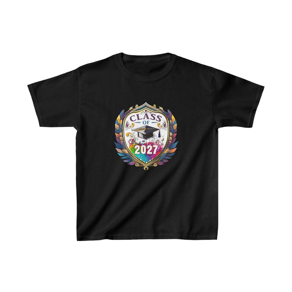 Class of 2027 Grow With Me Graduation 2027 T Shirts for Boys