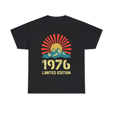 Vintage 1976 Limited Edition 1976 Birthday Shirts for Men Big and Tall Shirts for Men Plus Size