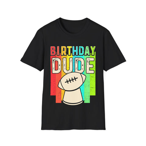 Perfect Dude Birthday Boy Football Game Birthday Dude Birthday Gift Men Dude Mens Shirt