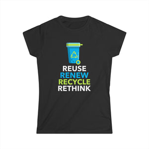 Environment Reuse Renew Rethink Activism Environmental Crisis Earth Day Women Tops